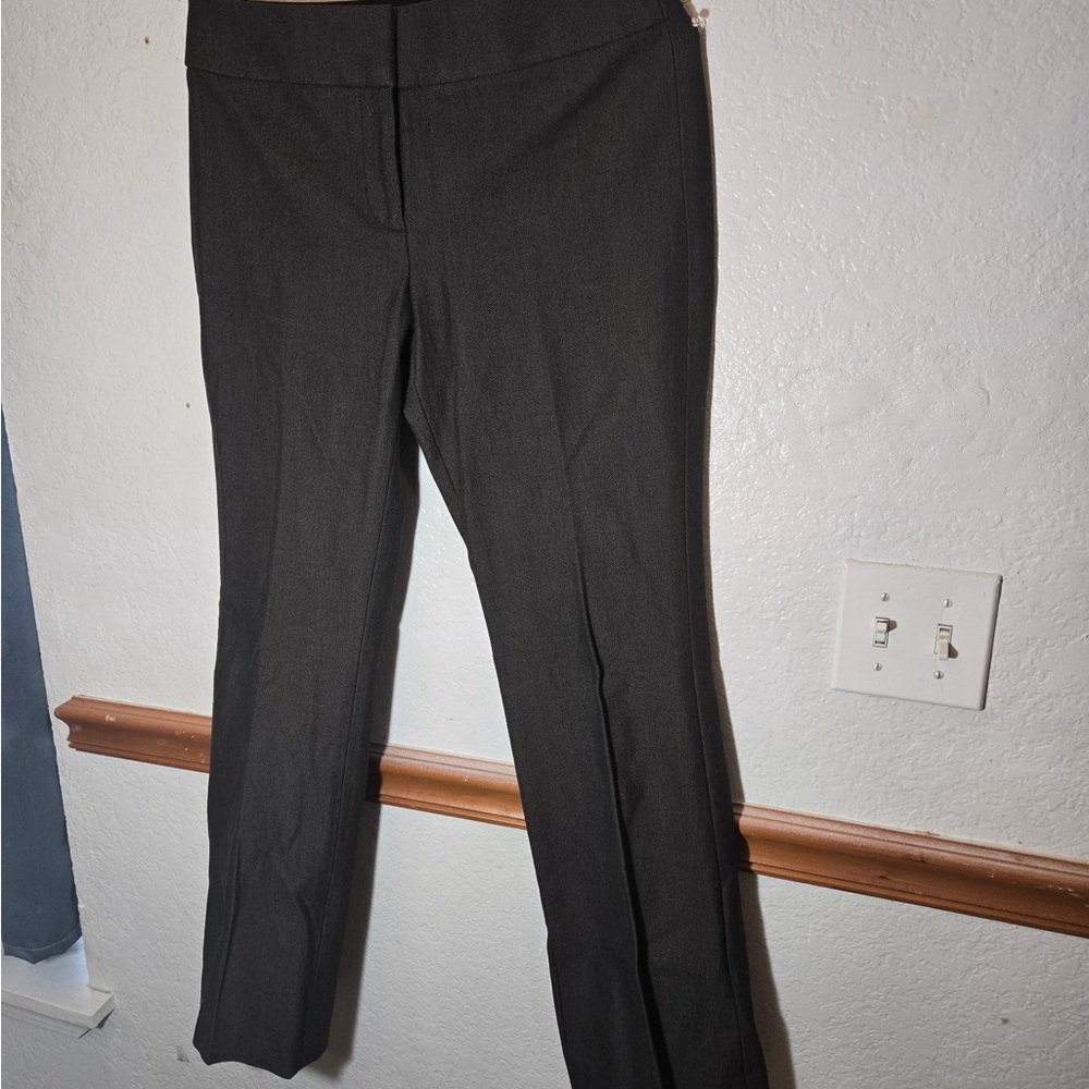 LOFT Black Women's Straight-Leg Dress Trousers